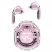  Наушники ACEFAST T8 (AF-T8-LP) Crystal color bluetooth earbuds Lotus pink 