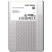  SSD PHISON X100P (XP106H013T84P024T0900) 3840GB NVMe U.3 (15mm) PCIe NVMe Gen4 1x4 R7400/W6900MB/s 3D TLC 1750K/190K IOPS 1DWPD single port 