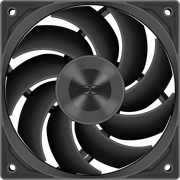  Кулер PcCooler F5 R120 BK (120x120x25mm, 4-pin PWM, 86.73CFM, 32dBA, 2200RPM, Black) 