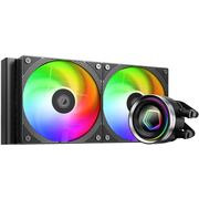  СВО ID-Cooling FX240 Inf, ARGB Soc-AM5/AM4/1151/1200/2066/1700 черный 4-pin 2 