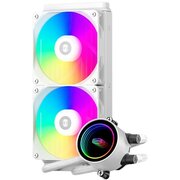  СВО PcCooler DA240 ARGB WH (270W, 240mm, White, Fans 2x120mm, 73.6CFM, -dBA, 1800RPM/ Pump height 55mm, 3000RPM) 