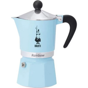  Гейзерная кофеварка Bialetti Rainbow 5042 голубая 