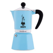  Гейзерная кофеварка Bialetti Rainbow 5043 Light Blue 270мл 