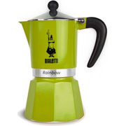  Гейзерная кофеварка Bialetti Rainbow 4972 зеленая 120мл 