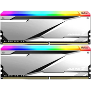  ОЗУ Netac Z NTZED5P64DP-32S DDR 5 DIMM 32Gb (16Gbx2) 6400Mhz, RGB DDR5-6400 C32 Silver, с радиатором 