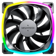  Вентилятор Montech AX120 ARGB (AX120 PWM Black) 120х120x25 черный 4-pin Ret 