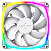  Вентилятор Montech AX120 ARGB (AX120 PWM White) 120х120x25 белый 4-pin Ret 