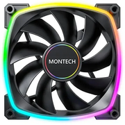  Вентилятор Montech AX140 ARGB (AX140 PWM Black) 140х140x25 черный 4-pin Ret 