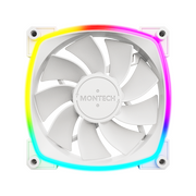  Вентилятор Montech RX120 Reverse ARGB (RX120 PWM White) 120х120x25 белый 4-pin Ret 