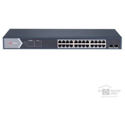  Коммутатор управляемый Hikvision DS-3E1526P-SI 24x1Гбит/с 2SFP 24PoE+ 370W 