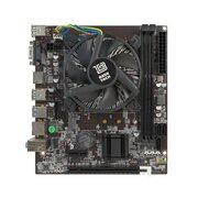  Материнская плата с процессором и кулером BaseTech H81M-K, Socket1150, Intel Core i3-4160, Intel H81, 2xDDR3, PCI-Ex16, 2SATA2, SATA3, 5.1-ch, 2 USB 3 