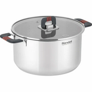  Кастрюля Rondell Stripes RDS-1638 5.2л стальной 
