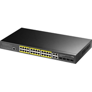  Коммутатор управляемый Cudy GS2028PS4-300W (L2) 28x1Гбит/с 4SFP 24PoE+ 300W 