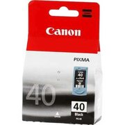  Картридж струйный Canon PG-40BK 0615B001 черный (400стр) для Canon FAX-JX200, FAX-JX500; PIXMA IP1200, IP1700, IP2200, IP6210, MP140, MP150, MP160, M 
