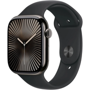  Smart-часы Apple Watch Series 10 MWWP3LW/A 46мм 2.1" OLED корп.черный Sport Band рем.черный разм.брасл.:140-190мм 