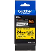  Картридж ленточный Brother TZES651 черный на желтом 24x8 для Brother P-Touch 