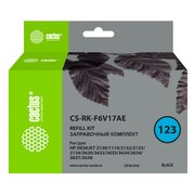  Заправочный набор Cactus CS-RK-F6V17AE черный 2x60мл для HP DJ 1110/1111/1112/2130/2131 