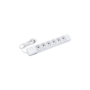  Удлинитель Rexant 13-4114 Premium 6 гнезд, 5м, 3х1,5мм², с/з, белый 