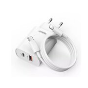  СЗУ REMAX RP-U37 Jane Series QC3.0+PD20W GaN Fast Charger Set with + 20W C-L Data Cable белый 