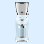  Кофемолка SMEG CGF11PBEU пастельно-голубой 