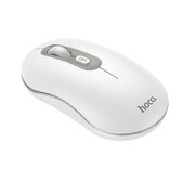  Мышь HOCO GM21 Platinum 2.4G business wireless mouse бело-серый 