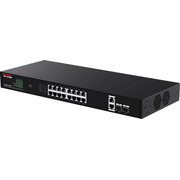  Неуправляемый PoE коммутатор IP-COM G1120P-16-250W с 16 Гигабитными портами PoE и 2 SFP портами 