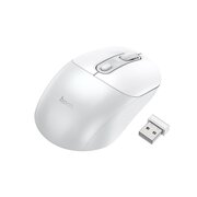  Мышь HOCO GM28 2.4G business wireless mouse бело-серый 