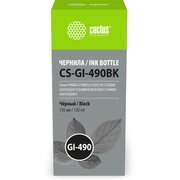  Чернила Cactus CS-GI-490BK черный пигментный 135мл для Canon PIXMA G1400/G1410/G1411/G2400/G2410/G2411/G3400/G3410/G3411/G4400/G4410/G4411 
