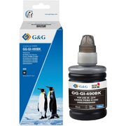  Чернила G&G GG-GI-490BK GI-490 черный пигментный 140мл для Canon Pixma G1400/G2400/G3400/G4400 