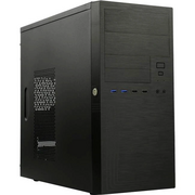  Корпус Powerman ES555 Black PM-600ATX-F (6196080) MiniTower U3*2+U2*2 +2*combo Audio, intrusion switch mATX 