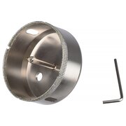  Коронка по стеклу и керамике сцентрирующим сверлом Vertex Tools 336-68-55 68х55 