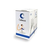  Кабель витая пара Cabeus UTP-4P-Cat.5e-SOLID-OR категория 5e 4 пары одножильный оранжевый 