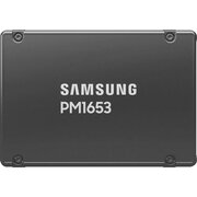  SSD Samsung MZILG1T6HCJR-00A07, 2.5"(SFF), PM1653, 1600GB (1.6TB), SAS 24Gb/s, R4200/W2400Mb/s, IOPS(R4K) 720K/85K, MTBF 2M, 3DWPD/5Y 