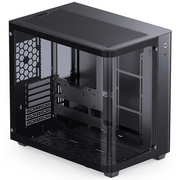  Корпус JONSBO TK-3 Black без БП, боковая панель из закаленного стекла (панорама), mini-ITX, micro-ATX, ATX, черный 