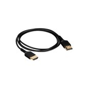  Кабель Wize WAVC-HDMIUS-2M HDMI v.2.0 19M/19M 4K/60 Hz 4:4:4 36 AWG HDCP 2.2 2м черный 