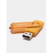  USB-флешка SMARTBUY SB064GB2TWY UFD 2.0 064GB Twist Yellow 