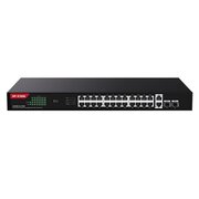  Неуправляемый гигабитный PoE коммутатор IP-COMG1128P-24-410W Ethernet 26GE+2SFP с 24 портами PoE 