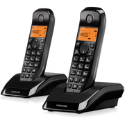  Радиотелефон Motorola S1202 черный 