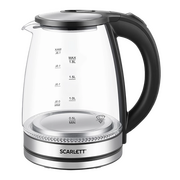  Электрочайник Scarlett SC-EK27G103 сталь и черный 