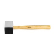  Киянка резиновая NEO Tools 25-067 450 г черно-белая 