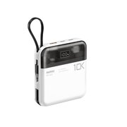  Аккумулятор внешний резервный REMAX RPP-602 Sucha Pro Series PD 20W+QC 22.5W Power Bank with 2 Fast Charging Cables 10000mAh белый 