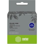  Этикетки Cactus CS-LW-11352 54x25мм черный белый 500шт/рул Dymo Label Writer 450/4XL 