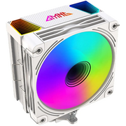  Кулер GMNG GG-CPC220-ARGB2 (GG-CPC220-ARGB2-WH) ARGB 120x120x25mm Soc-AM5/AM4/1151/1200/2066/1700 белый 4-pin 14-26dB Al+Cu LCD 220W 550gr 