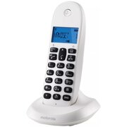  Радиотелефон Motorola C1001СB+ белый 