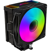  Кулер GMNG GG-CPC220-ARGB2 (GG-CPC220-ARGB2-BK) ARGB Soc-AM5/AM4/1151/1200/2066/1700 черный 4-pin 14-26dB Al+Cu LCD 220W 550gr Ret 
