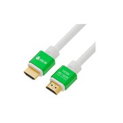  Кабель Greenconnect GCR-51294 HDMI 2.0 HDR 4:2:2 Ultra HD 4K 60 fps 60Hz/5K*30Hz 3D Audio 2.0m белый 