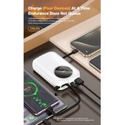  Аккумулятор внешний резервный TOPOMAX TPB-F05 10000mAh, PD22.5W белый 