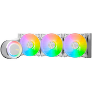  СВО MSI Mag CoreLiquid E360 White (306-7ZW6E27-C24) 3x ARGB Fan, ARGB Block, Color Box, Pallet packing 
