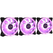  Комплект вентиляторов (3шт.) PCCooler F3 T120 ARGB BK (F3-T120BKAM3-GL) 120x120x25мм (4pin PWM + 3pin ARGB, 500-1800 об/мин) 