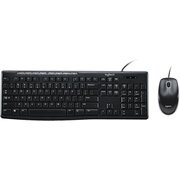  Комплект клавиатура и мышь LOGITECH MK200 (920-002694) Desktop Black RUS 